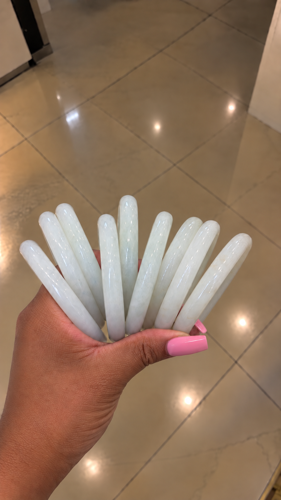Angel White Jade Bracelet