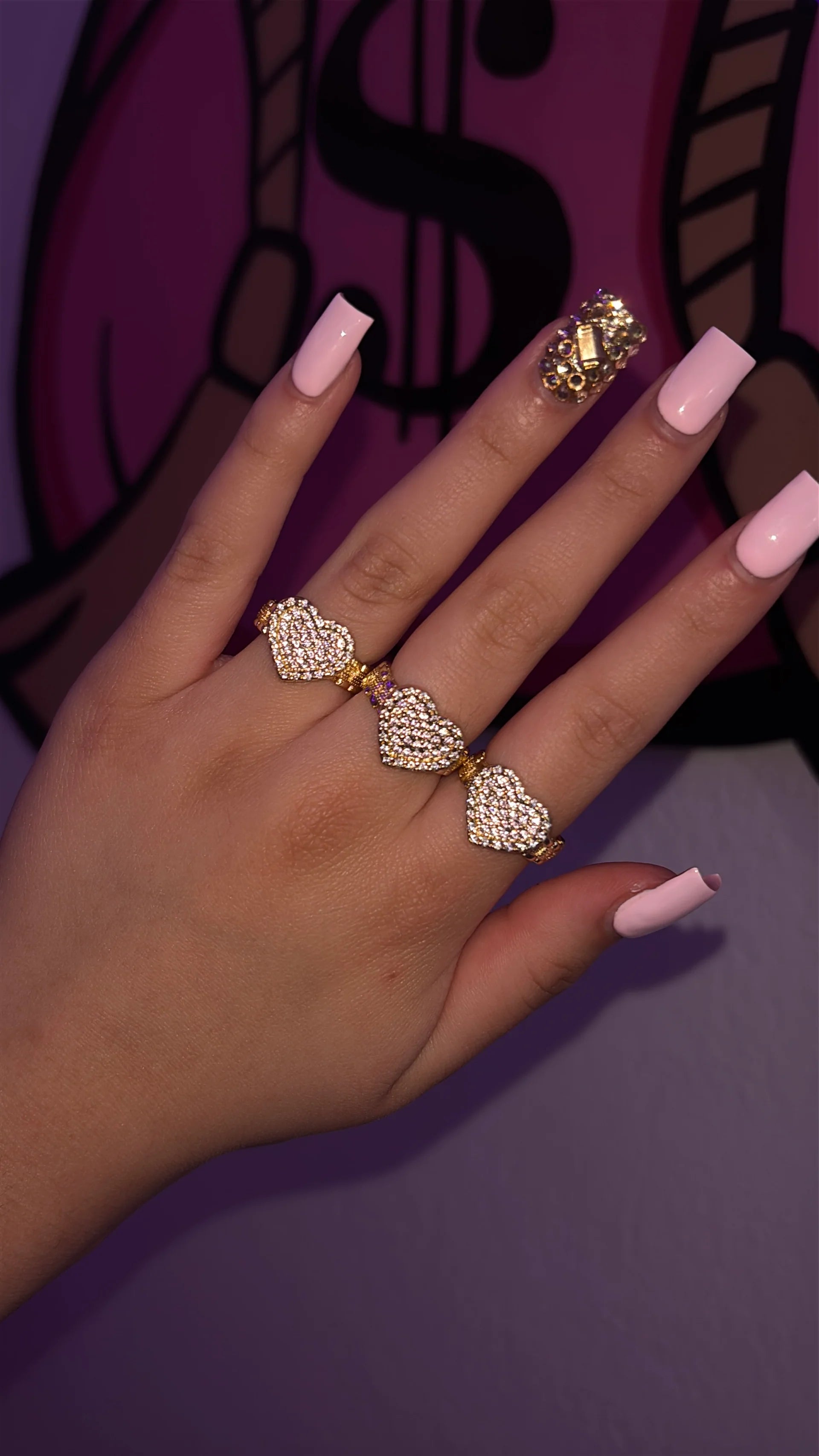 SMALL HEART DMND RING